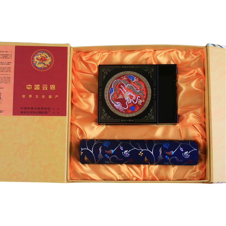 云錦名片盒加云錦鼠標(biāo)墊